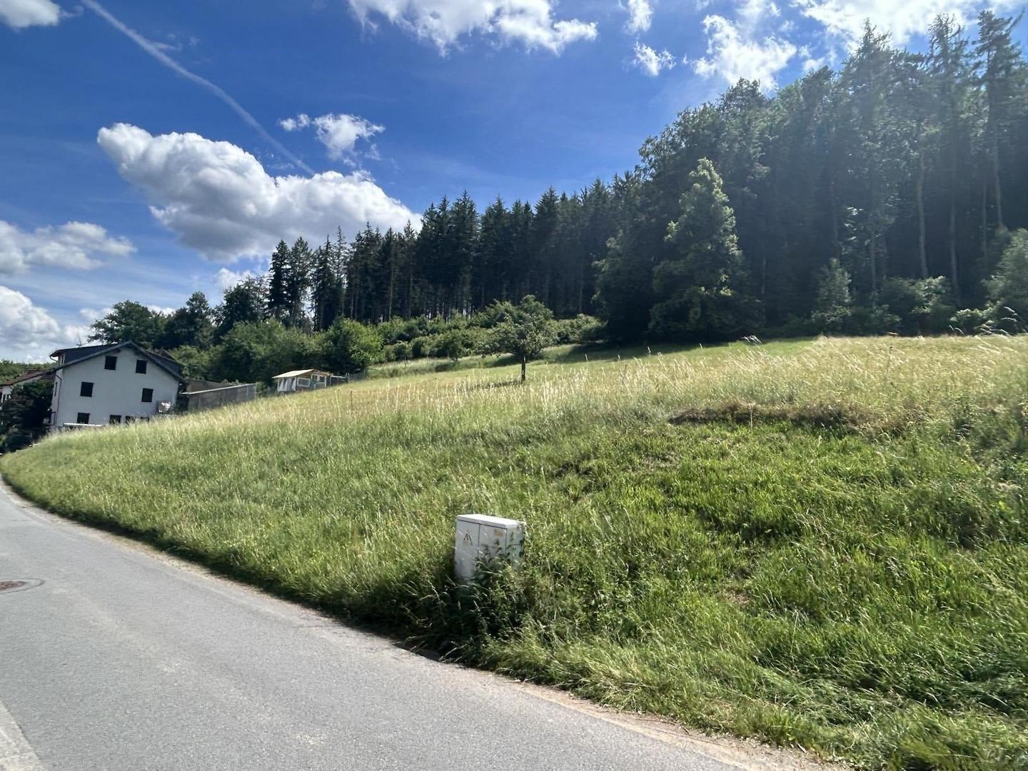 Hanglage in einem Seitental