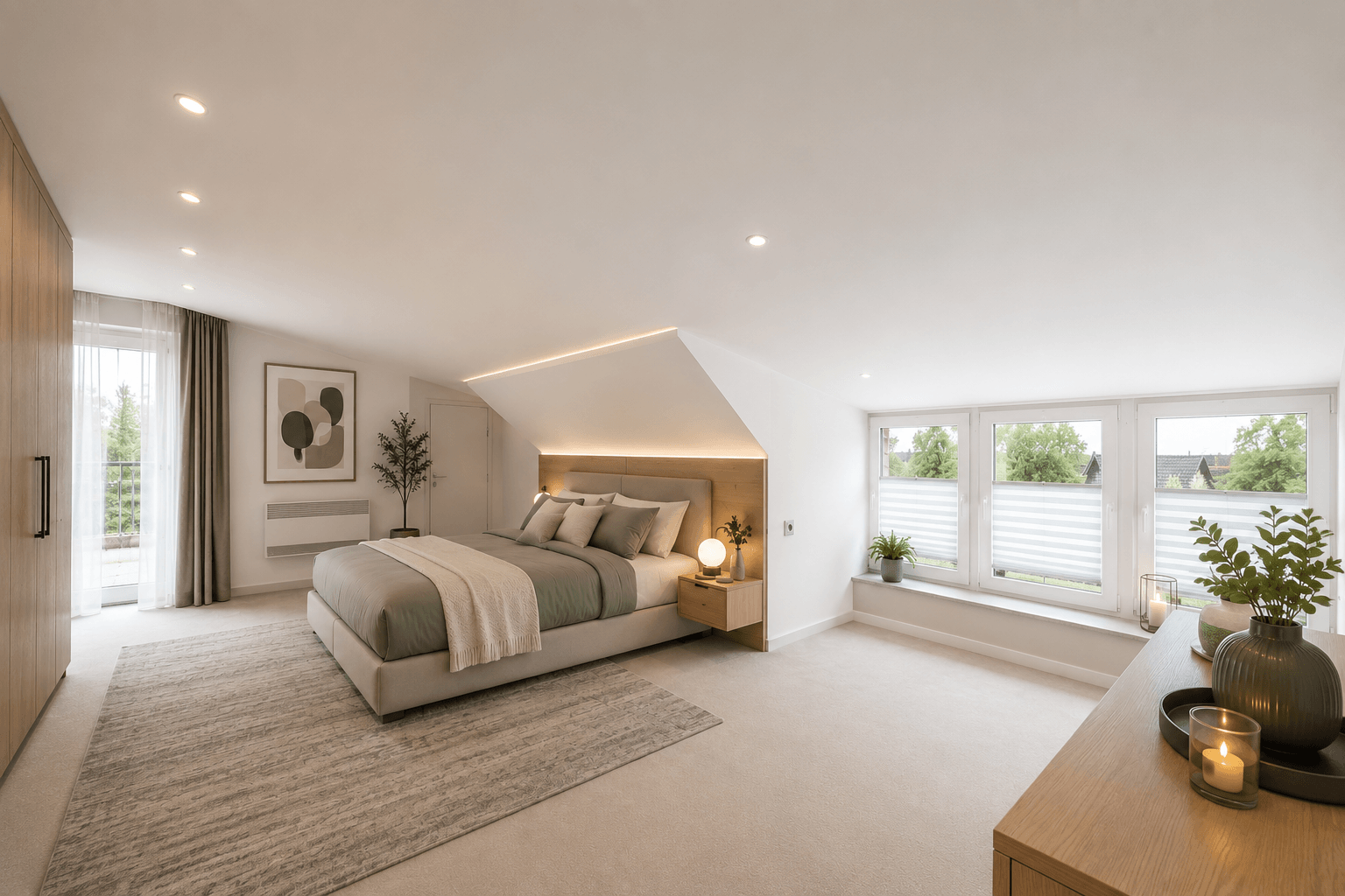 Schlafzimmer (KI Visualisiert)