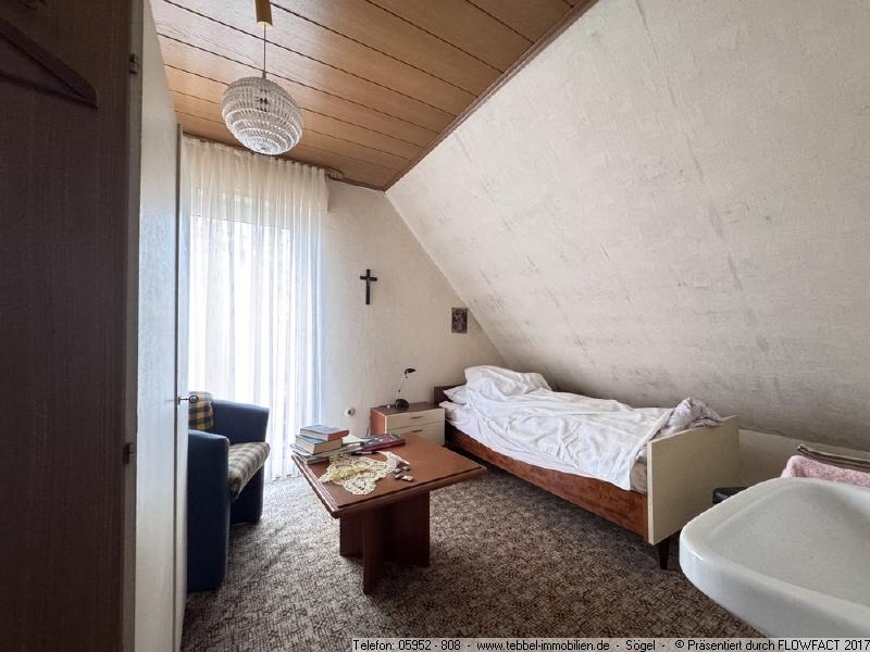 Schlafzimmer I im Dachgeschoss