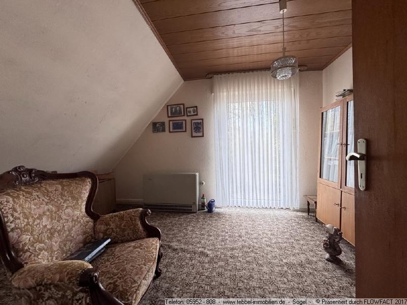 Schlafzimmer II im Dachgeschoss