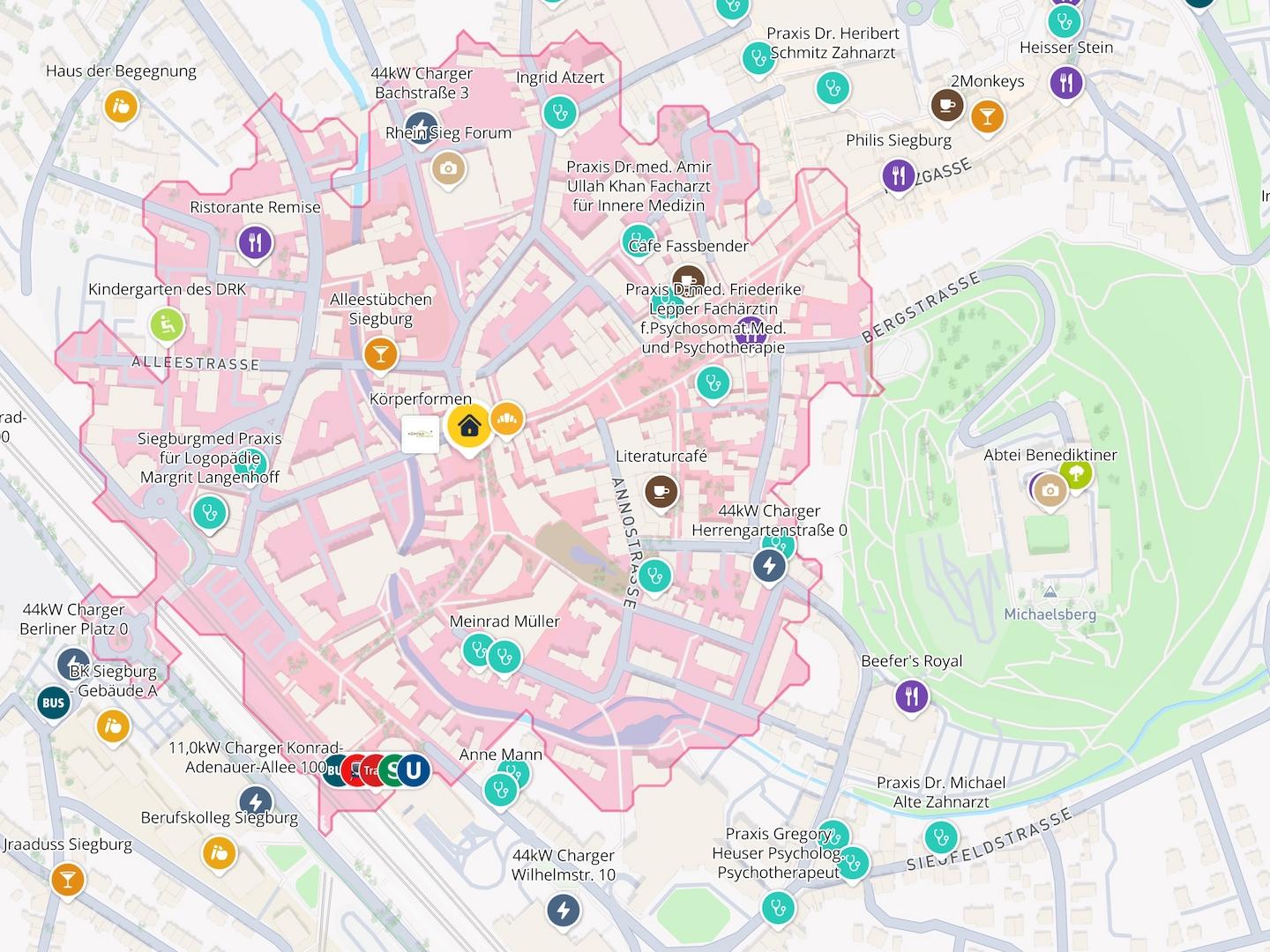 Lageplan der Immobilie