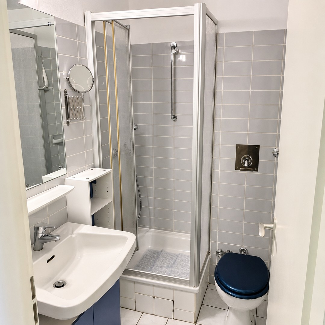Dusche und WC