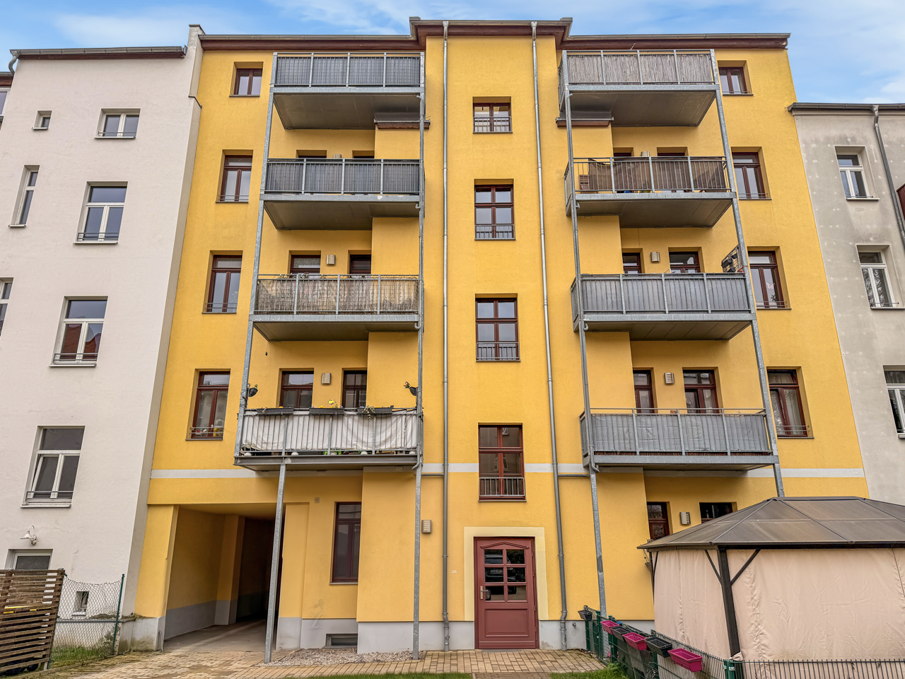 Gartenansicht des Hauses