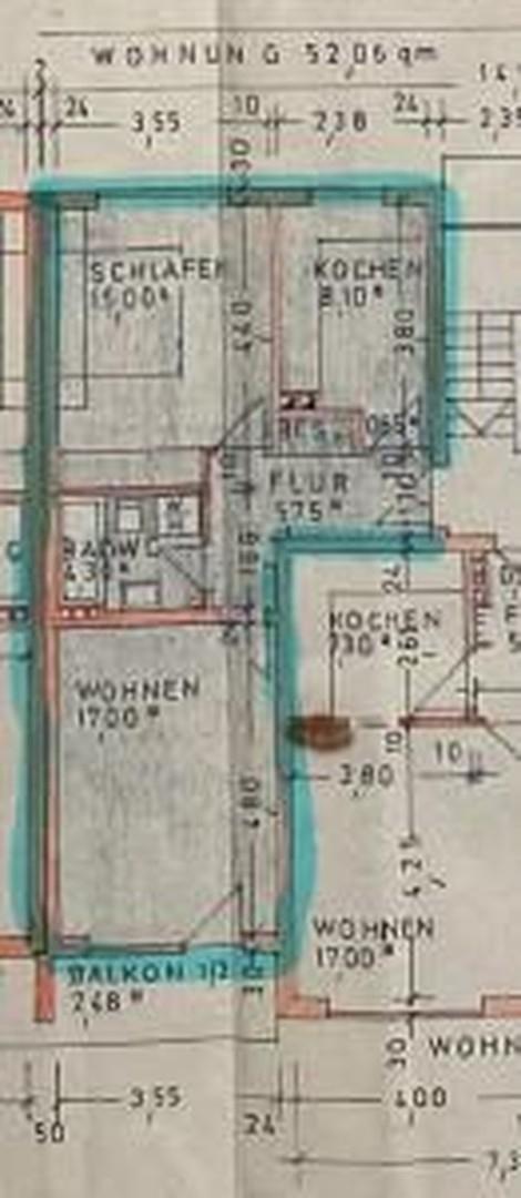 Grundriß aus Gesamtplan