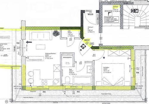 Grundriss WE7