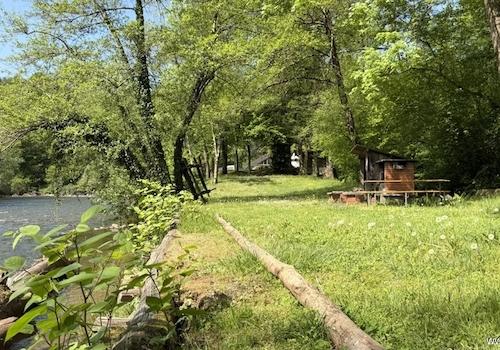 Badestelle und Grillplatz