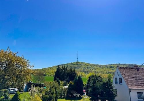 19 Blick aus dem Dachfenster