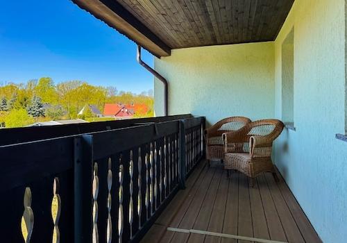 Auf dem Balkon