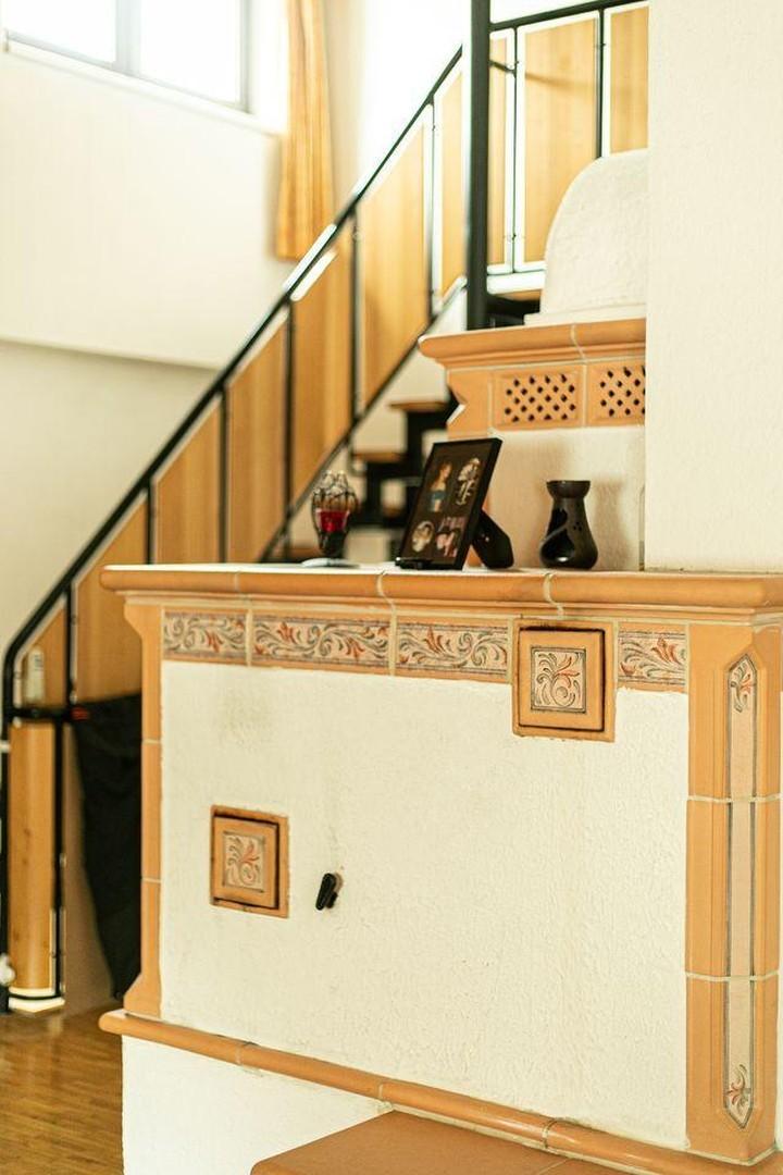 Kachelofen Treppe Galerie