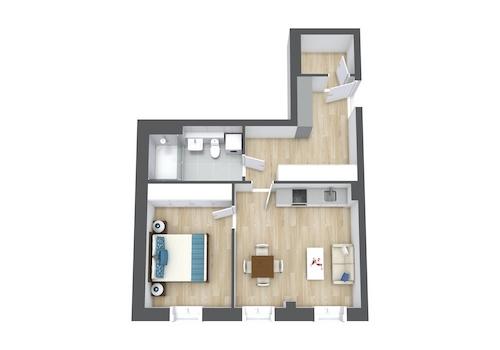 Grundriss Wohnung 1 EG