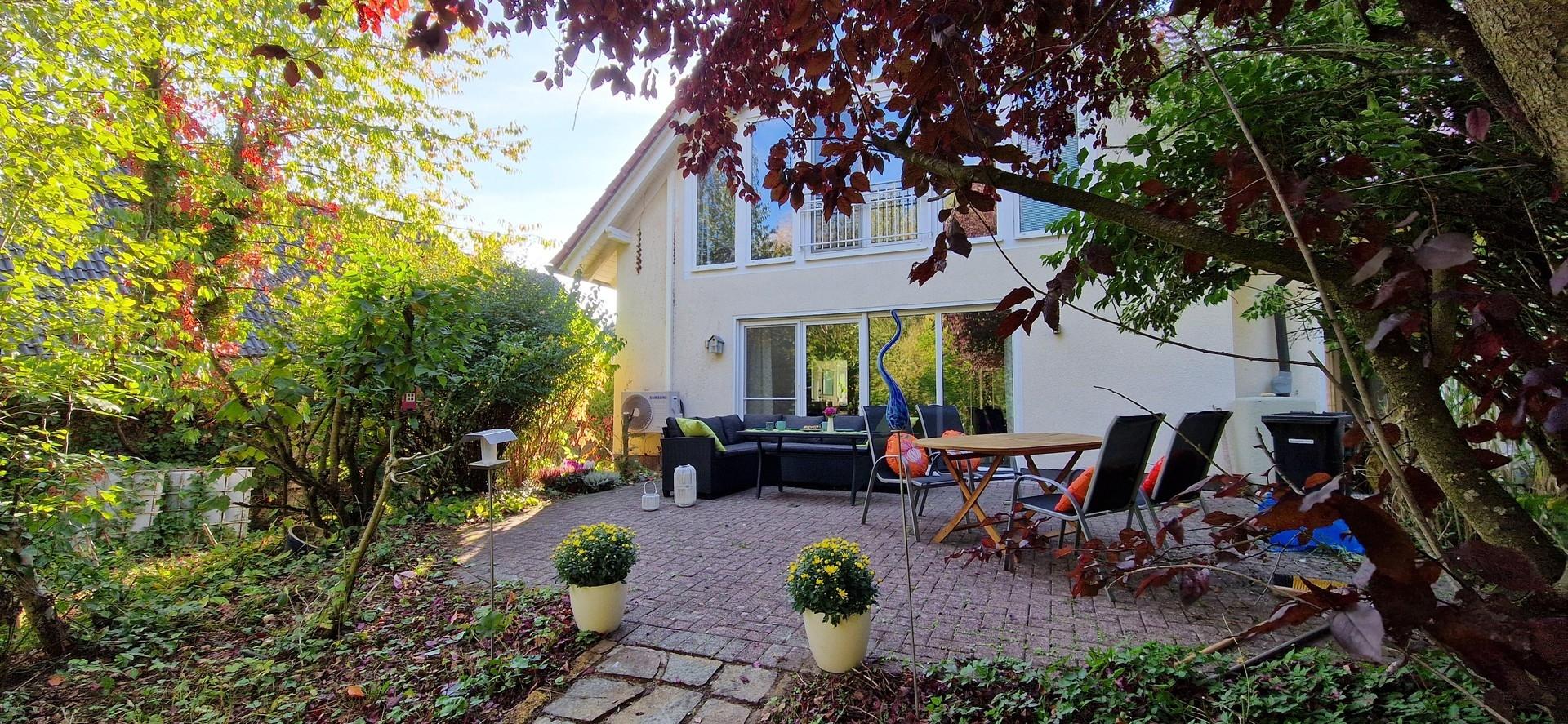 Terrasse am Wohnzimmer