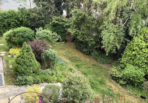 Garten von oben