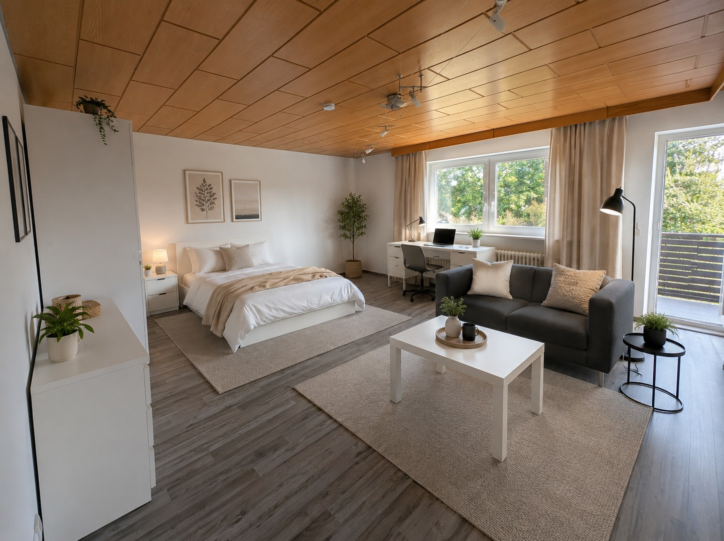 Raum 1, Micro-Apartment, 25 qm