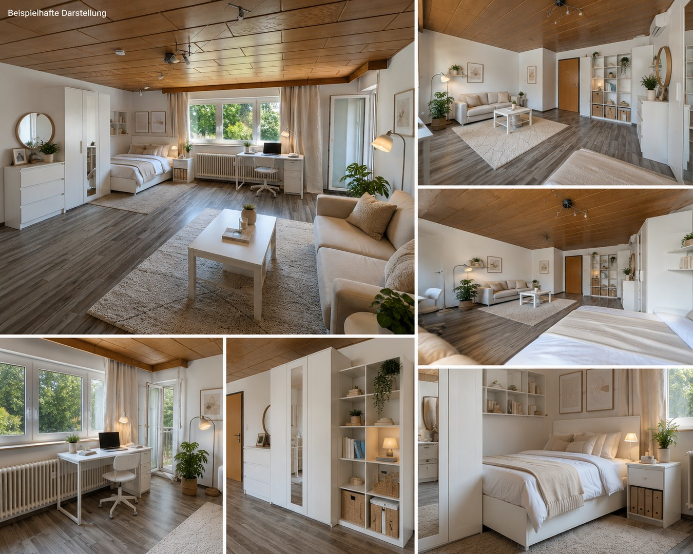 Raum 1, Micro-Apartment, 25 qm