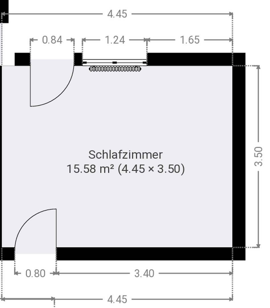 Grundriss Raum 2