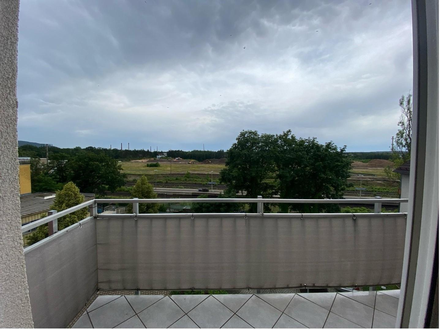 Ausblick Balkon