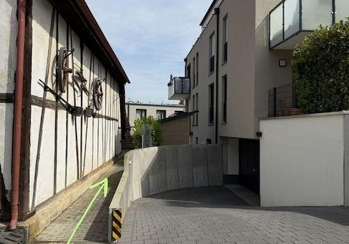 Zugang zum Grundstück