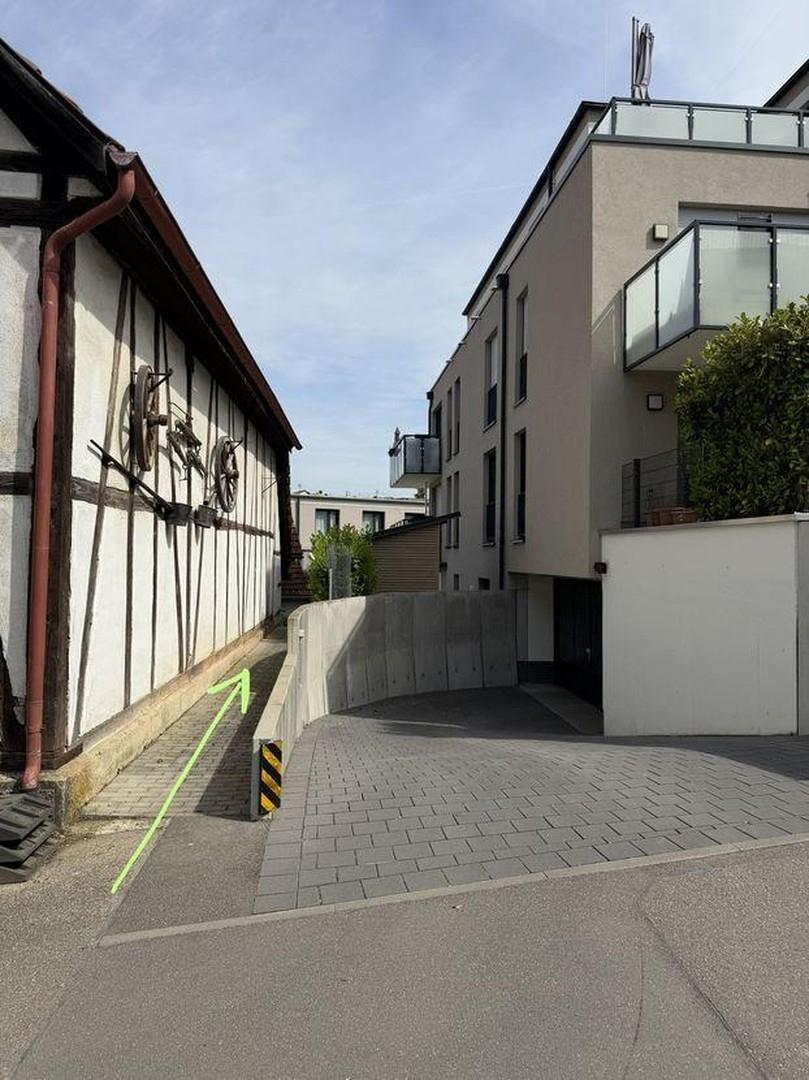 Zugang zum Grundstück