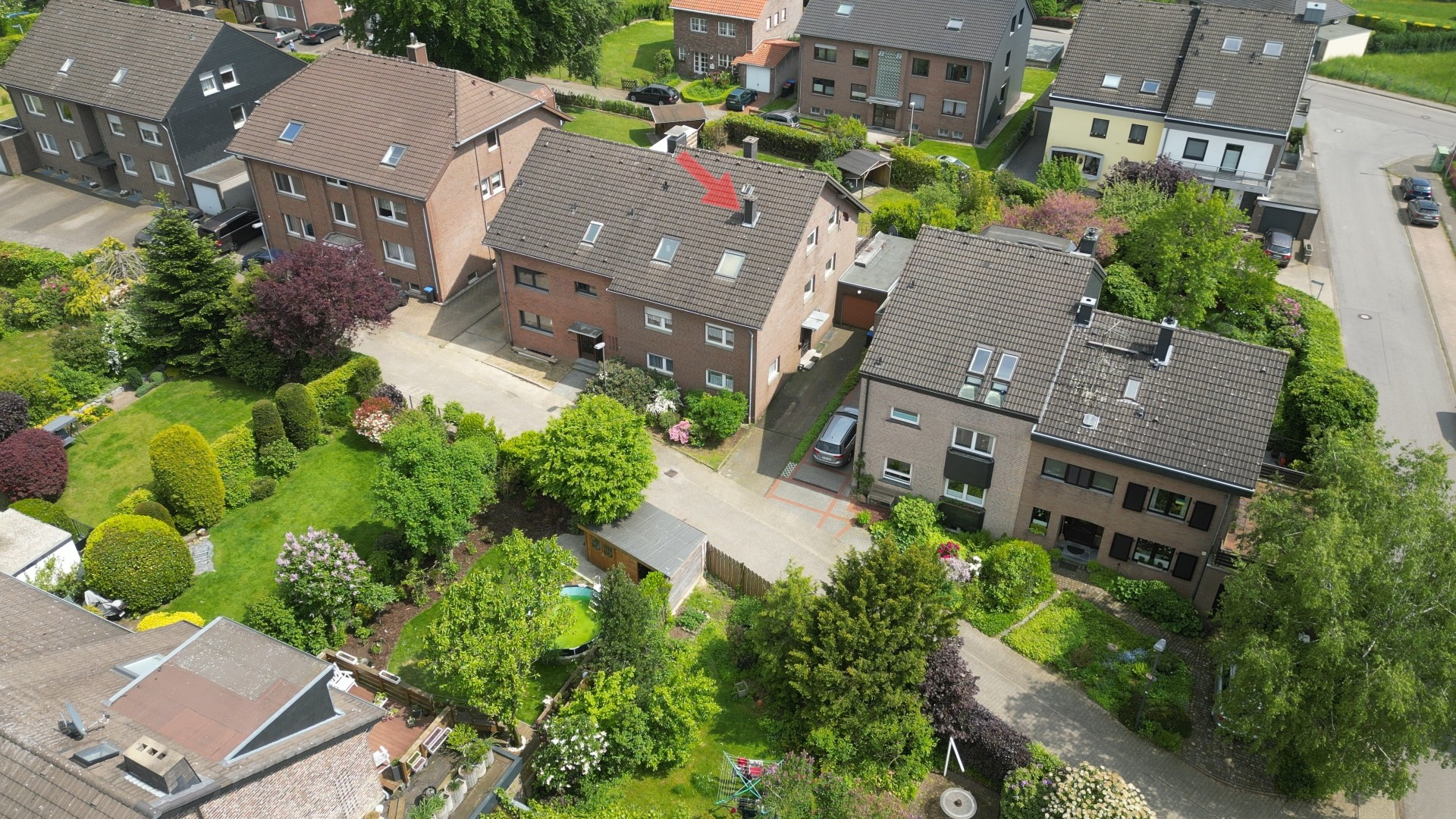 Hausansicht oben 