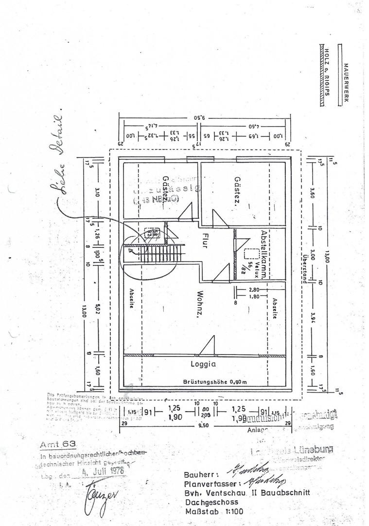 Grundriss Obergeschoss