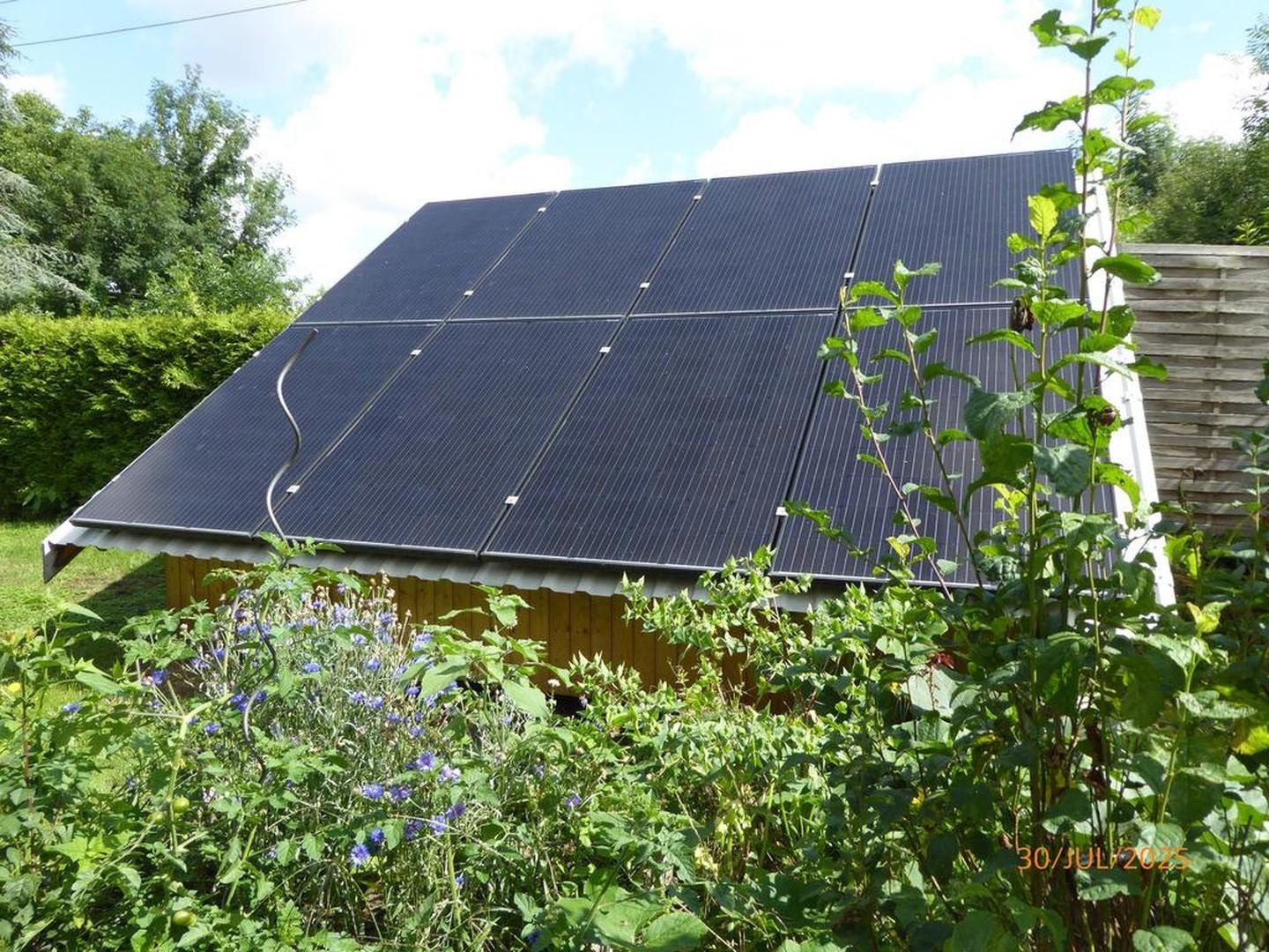 PV Anlage Geräteschuppen