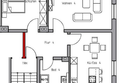 Grunriss Wohnung