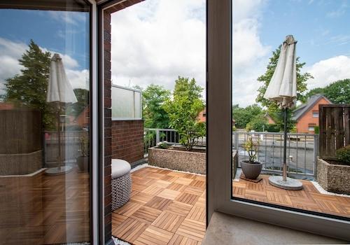 Blick auf die Terrasse 