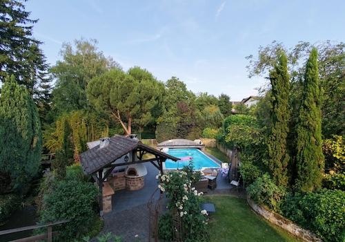 Blick auf den Garten