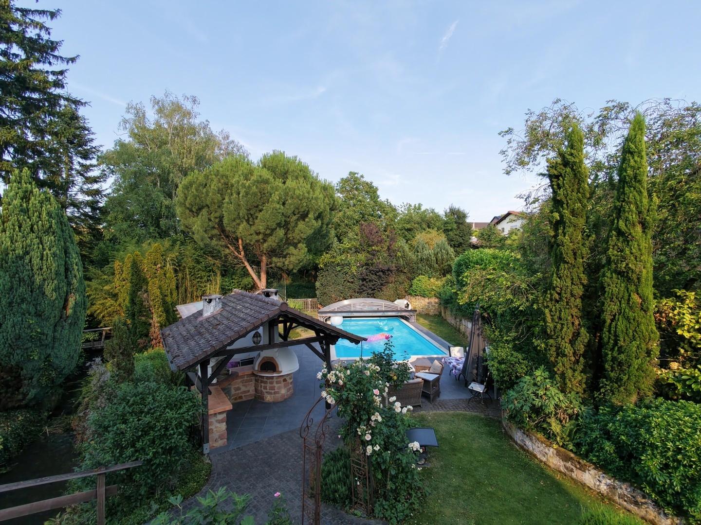 Blick auf den Garten