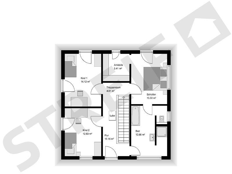 Vorschlag Grundriss Obergeschoss