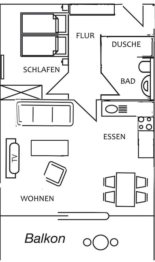 Grundriss Skizze