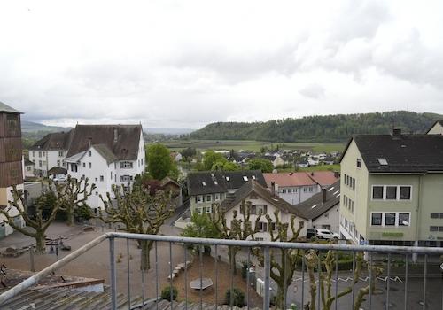 Ausblick vom Balkon (Rhein)