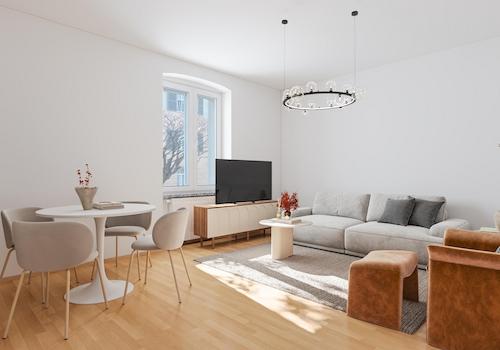 Großzügig Wohnen & Essen (CGI)