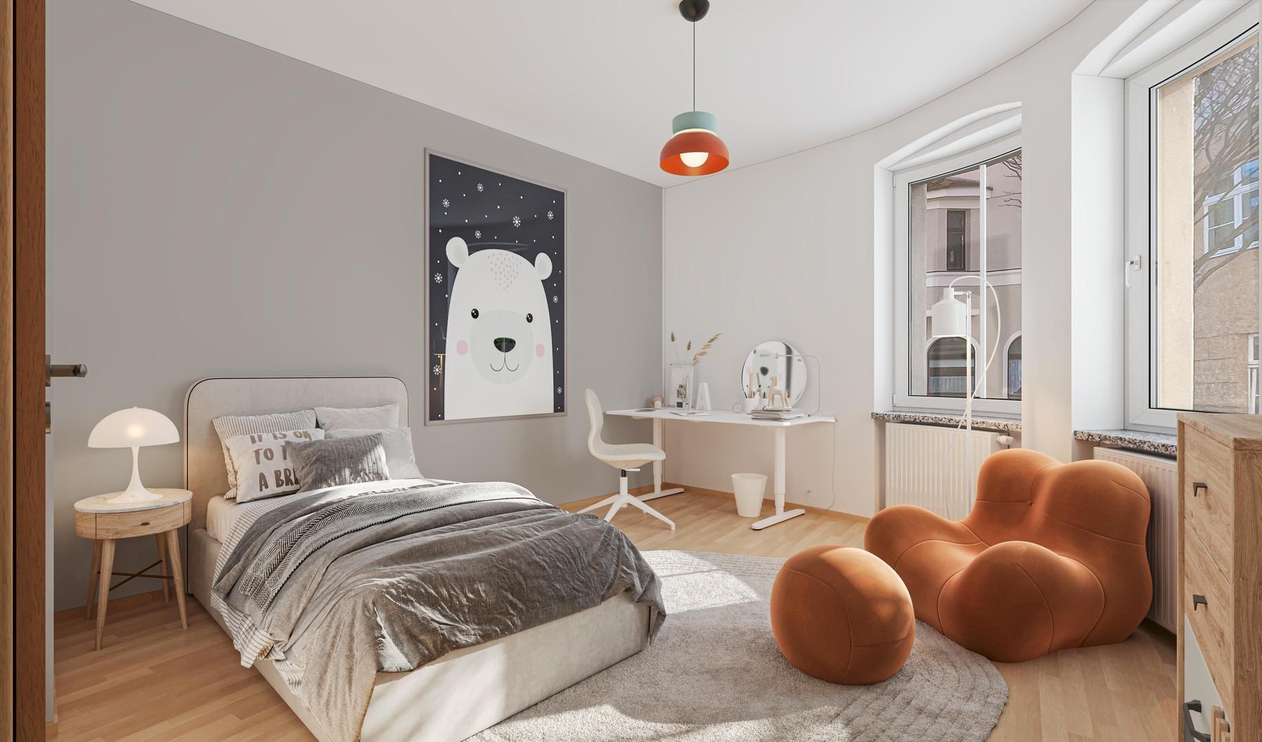 z.B. Kinderzimmer (CGI)