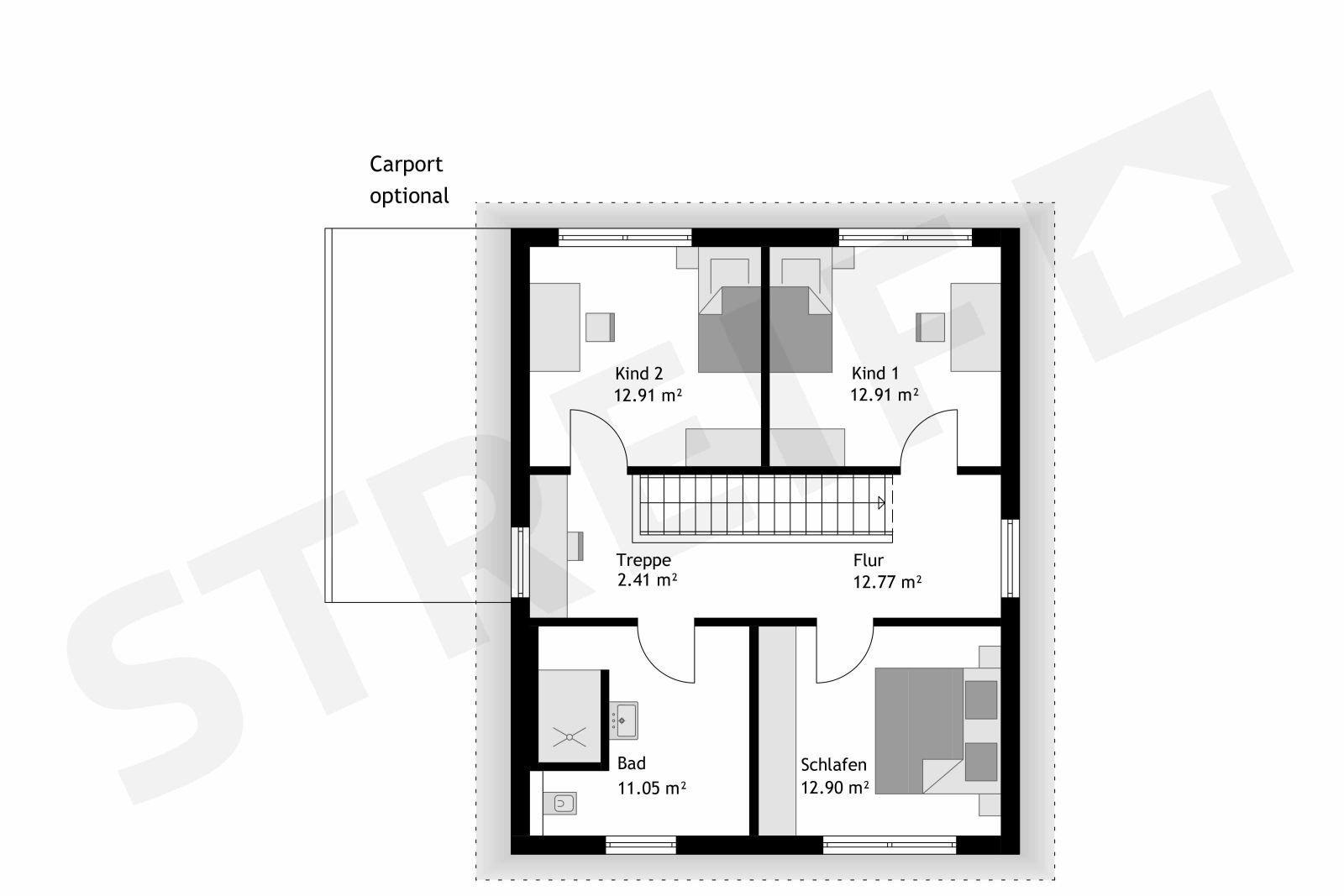 Grundriss OG Beispiel