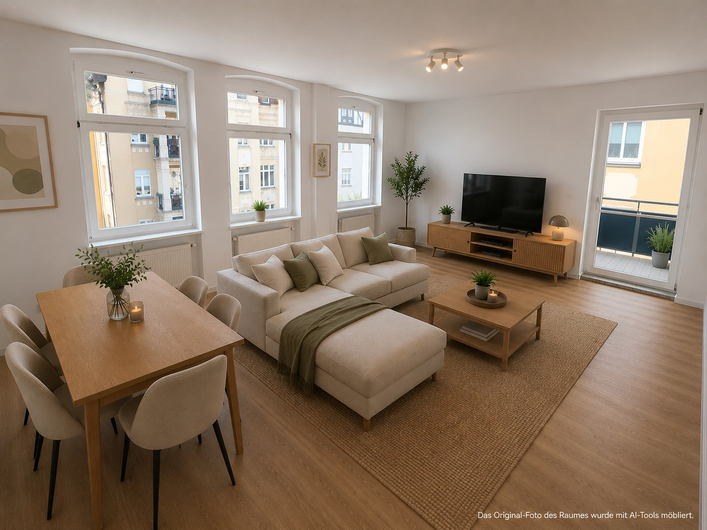 Wohnzimmer (AI Illustration)