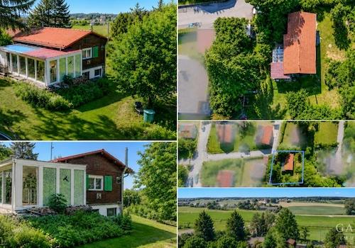 Ländliche Idylle im Panorama