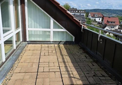 große Dachterrasse