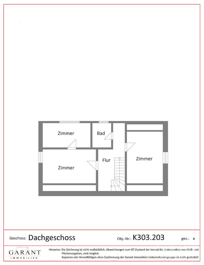 Grundriss Dachgeschoss