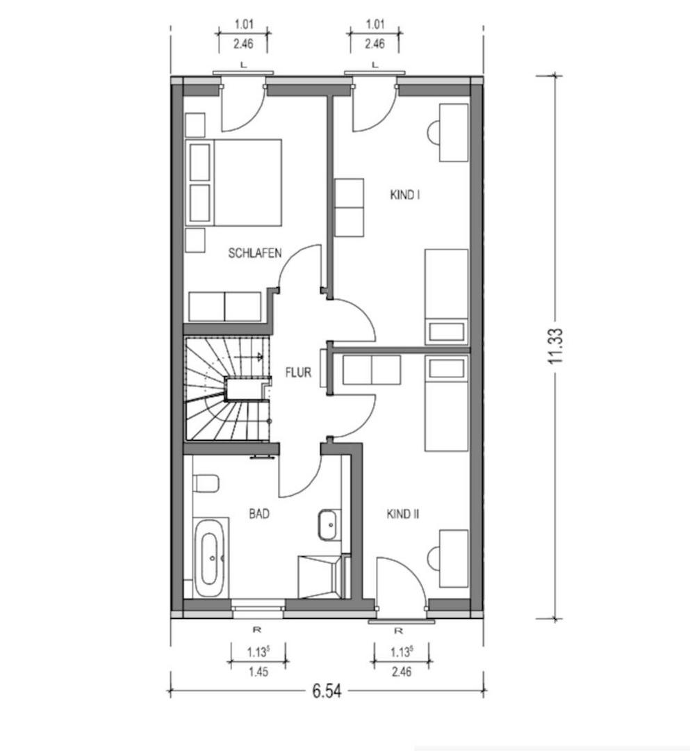 Grundriß OG 1