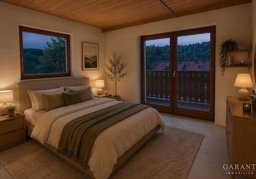 Schlafzimmer mit KI generiert