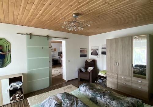 eine Ferienwohnung Schlafzimmer