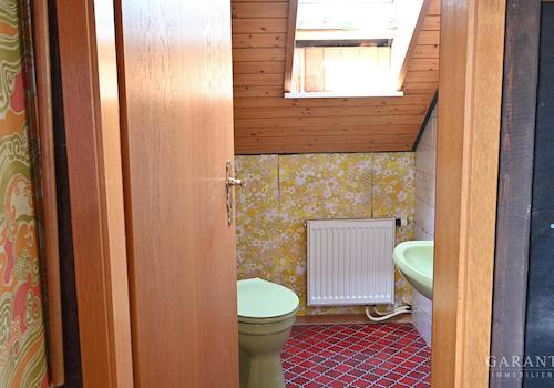 WC im Dachgeschoss