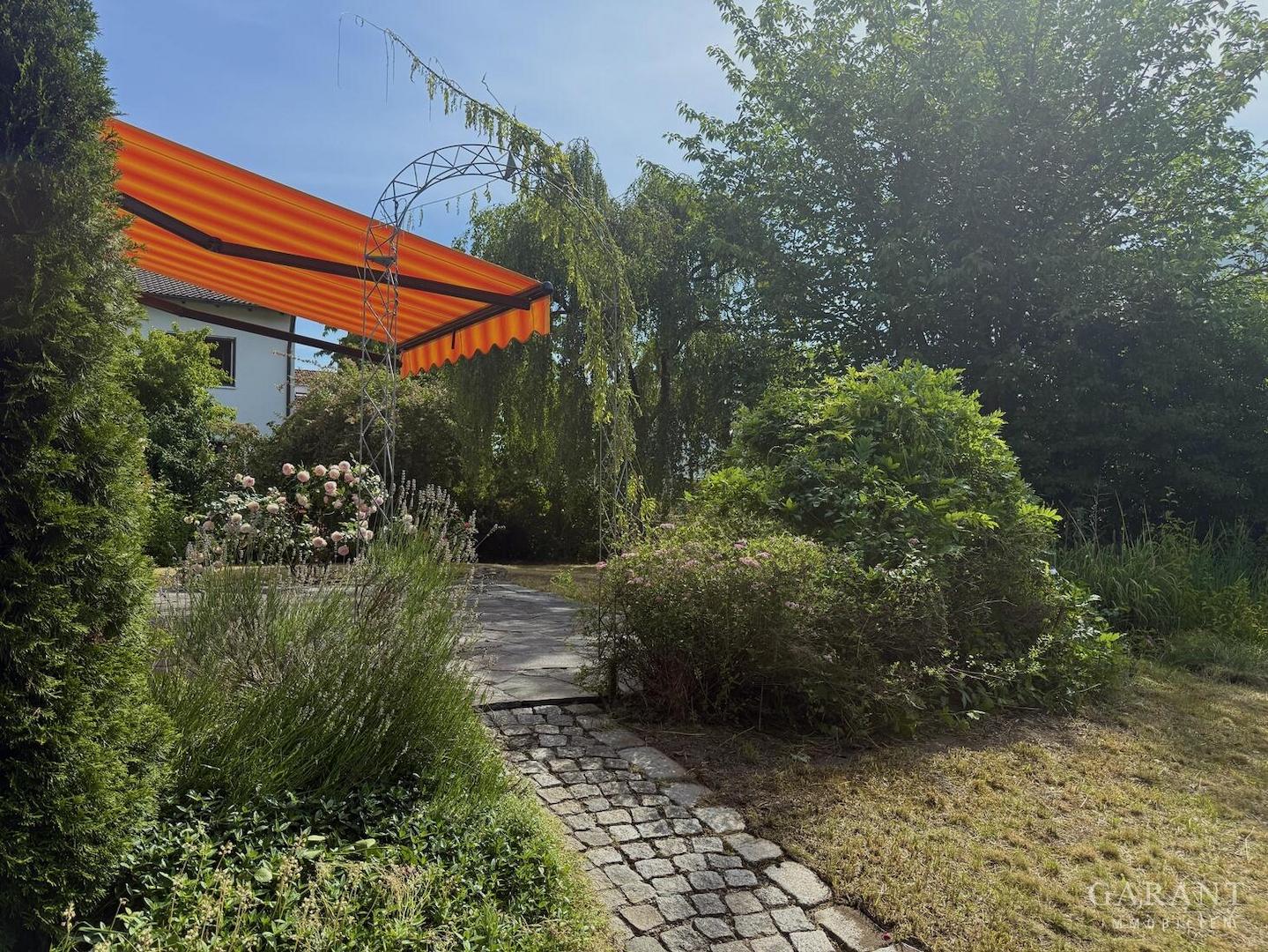 Blick zur Terrasse