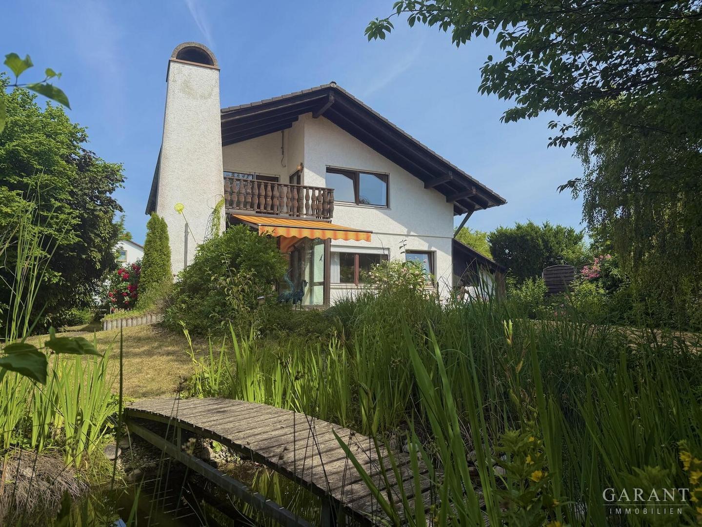 Blick zum Haus