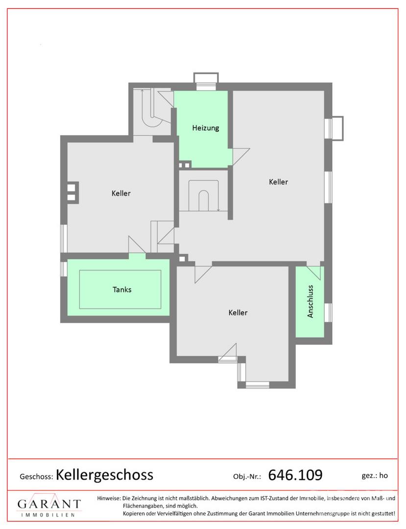 Grundriss Kellergeschoss