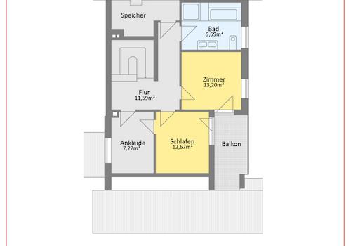 Grundriss Dachgeschoss