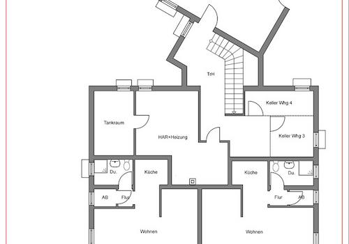 Grundriss Untergeschoss