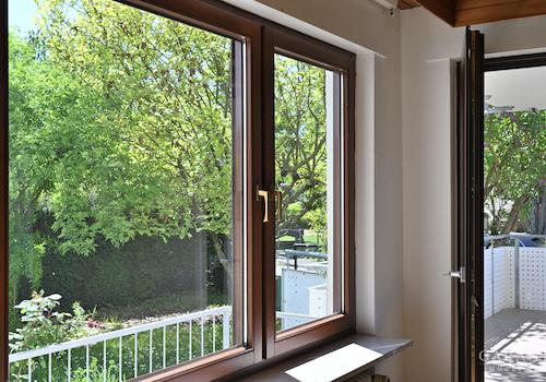Schöner Blick in den Garten