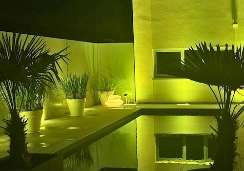 Pool am Abend